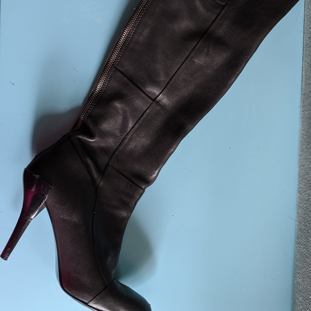 Nine West Black Over Knee Boots